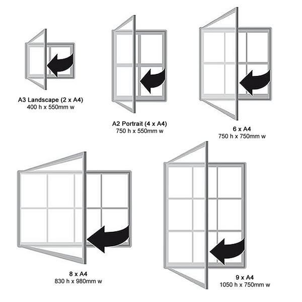 Cyclone External Noticeboard Low Online Prices White Light